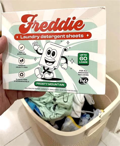 Natasha Soliar. . Freddie laundry detergent sheets